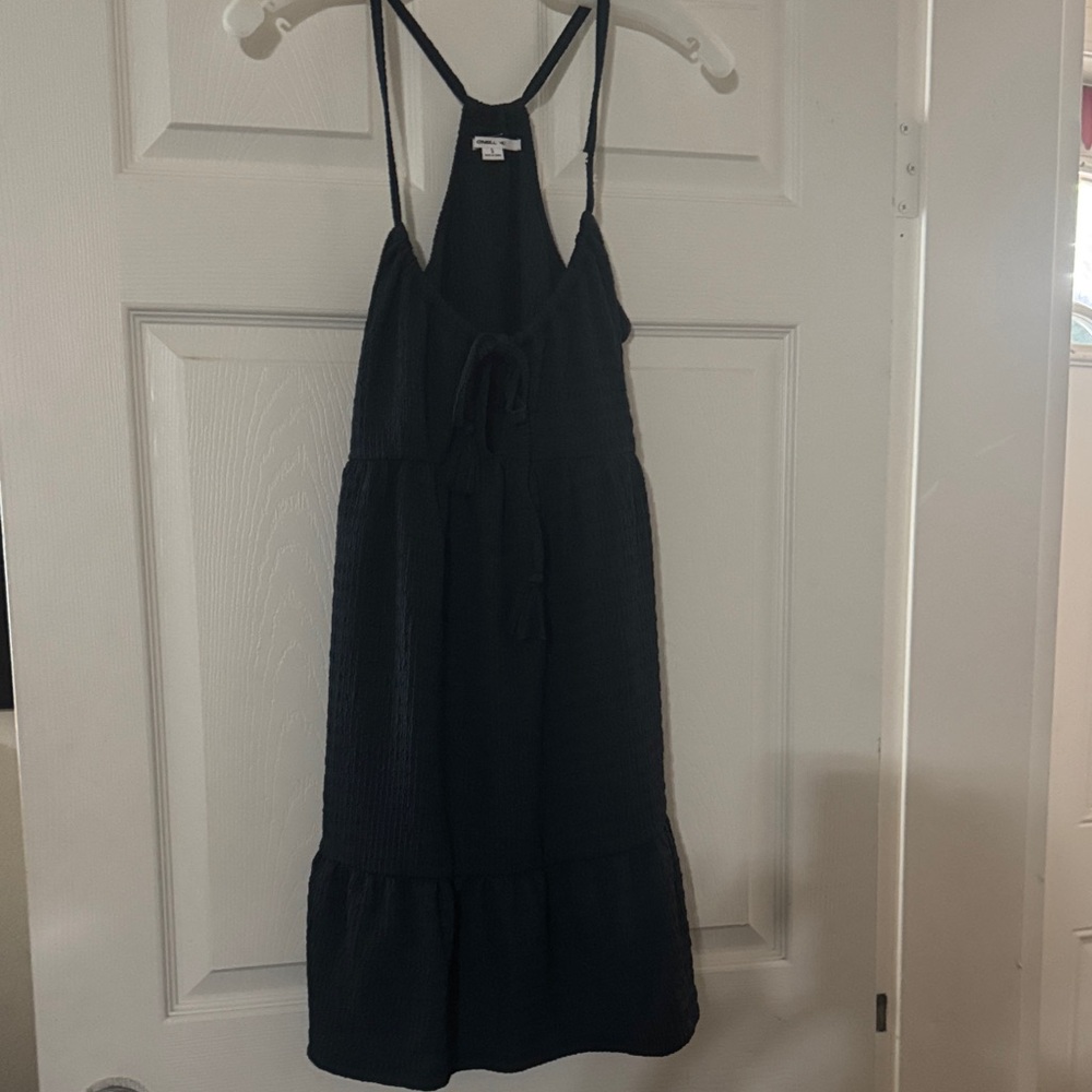 Navy Strappy Summer Dress